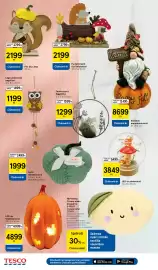 Tesco akciós újság hét 35 Oldal 28: F&F Home Citrom alakú díszpárna €2.799,00, LED-es tökdekoráció €4.899,00