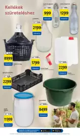 Tesco akciós újság hét 35 Oldal 29: Demizson üveg €8.999,00, Szüretelőkád €8.499,00