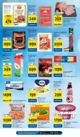 Tesco akciós újság hét 35 Oldal 5: Tauris szalámi €249,00, MASTER GOOD SELYEMSONKA €479,00