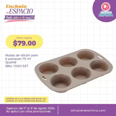 Almacenes Anfora (válido hasta 31-08)