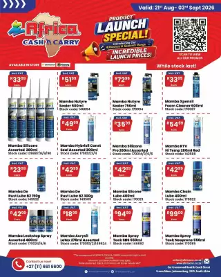 Africa Cash and Carry (valid until 3-09)
