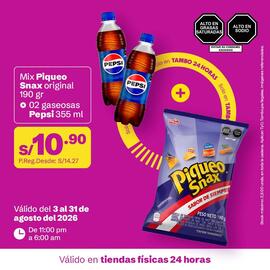 Catálogo Tambo Página 6: Mix Piqueo Snax original o Pepsi gaseosas €10,90