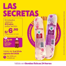 Catálogo Tambo Página 1: El Cedro enrollados clásicos pollo/lechón €6,90