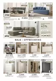 Skeidar kundeavis uke 35 Side 11: HJØRNESOVESOFA €16.699,00, NOVA KOMMODE €1.199,00
