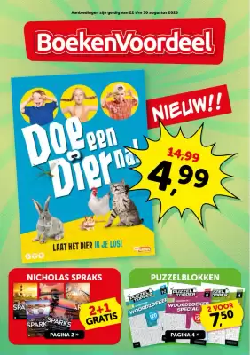 Boekenvoordeel (geldig t/m 30-08)