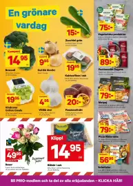City Gross reklamblad Sida 4: Blåbär i ask €14,95, Passionsfrukt €20,00