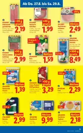 Lidl Flugblatt woche 35 Seite 11: Dulano Edelsalami geschnitten €2,19, Dulano Salami in Scheiben €1,99
