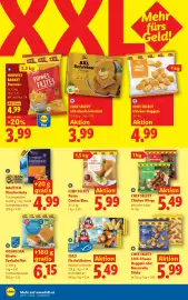 Lidl Flugblatt woche 35 Seite 12: Harvest Basket Pommes €4,99, Chef Select XXL-Hendl-Schnitzel €3,99