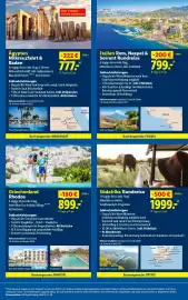 Lidl Flugblatt woche 35 Seite 28: Ägypten Nilkreuzfahrt & Baden €777,00, Italien Rom, Neapel & - Sorrent Rundreise €799,00