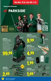 Lidl Flugblatt woche 35 Seite 31: Parkside Hochdruckreiniger €99,99, PARKSIDE Isolier-Lunchbehälter €9,99