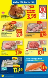 Lidl Flugblatt woche 35 Seite 8: WIESENTALER Frisches Maishendl im Doppelpack €3,99