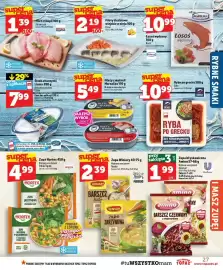 Topaz gazetka tydzień 35 Strona 27: Łosoś wędzony €10,99, Śledź atlantycki Lisner €7,99