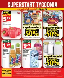 Topaz gazetka tydzień 35 Strona 44: Płyn do płukania Silan €9,99, Napój Kubuś Play €1,99