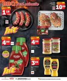 Topaz gazetka tydzień 35 Strona 8: Kiełbasa śląska Gobarto €1,19, Ketchup łagodny Kotlin €4,99