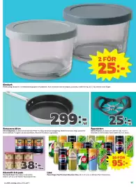 Coop reklamblad vecka 35 Sida 11: Köksträdgården stekpanna €299,00, Glassburkar €25,00