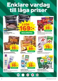 Coop reklamblad vecka 35 Sida 2: Yes maskindisktabletter €99,00, A+ tvättmedel €79,00