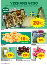 Coop reklamblad vecka 35 Sida 5: Sallad i påse €12,00, Rosor 9-pack €79,90