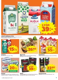 Coop reklamblad vecka 35 Sida 9: Grilstad salami €39,00, Semper gröt puuro €55,00