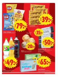 ICA Nära reklamblad vecka 35 Sida 8: Cloetta Kexchoklad €39,00, Olw chips, ostbågar €79,00