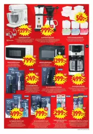 ICA Maxi reklamblad vecka 35 Sida 11: OBH kaffebryggare €999,00, ICA Förvaringsburkar €50,00