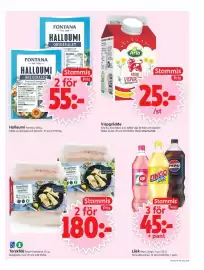 ICA Supermarket reklamblad vecka 35 Sida 11: Torskfilé Royal Greenland €180,00, Arla Vispgrädde €25,00