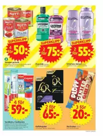 ICA Supermarket reklamblad vecka 35 Sida 13: Mutti tomater på burk €50,00, Cloetta Stycksaker €20,00