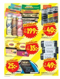 ICA Supermarket reklamblad vecka 35 Sida 4: Lipton black tea €35,00, Barebells proteinbar, proteinshake €199,00