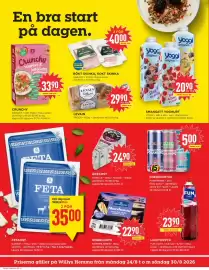 Willys Hemma reklamblad vecka 35 Sida 2: SMAKSATT YOGHURT €20,90, LIGHTDRYCK €23,90