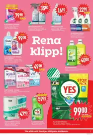 Willys reklamblad vecka 35 Sida 11: RENGÖRINGSSPRAY €35,00, TORKPAPPER 2-PACK €47,90