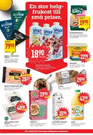 Willys reklamblad vecka 35 Sida 4: PRÄST , HERRGÅRD , GREVÉ , Medlemspris, JUICE €43,90