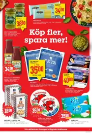 Willys reklamblad vecka 35 Sida 9: NATURELLA KIKÄRTER €18,00, SMÄLTOST 8-PACK €35,00
