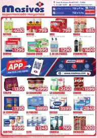 Catálogo Masivos Página 1: Cindor leche chocol €2.849,00, La paulina queso cremoso kilo €1.249,00