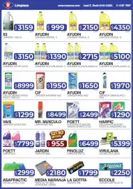 Catálogo Masivos Página 6: X5 lavandina €3.159,00, Harpic desodorante inodoro pastilla lavanda/pino 20g €1.290,00