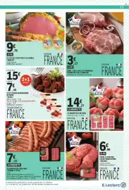 Catalogue E.Leclerc page 11: LA BARQUETTE €14,27, FEYEL Plat cuisiné bourguignon de bœuf €15,00