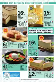 Catalogue E.Leclerc page 18: MORBIER AOP €12,99, MOZZARELLA €4,05