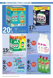 Catalogue E.Leclerc page 44: LE CHAT LESSIVE EXPERT BICARBONATE €15,48, Soupline €8,44