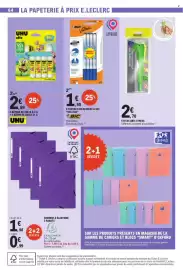 Catalogue E.Leclerc page 64: BIC Feutres effaçables à sec Velleda €1,50, ONLINE Stylo anti-stress €2,70