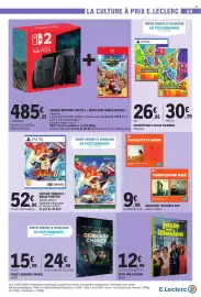 Catalogue E.Leclerc page 69: ESCDD juste une illusion €12,99, Bandai Namco CAPTAIN TSUBASA II : WORLD FIGHTERS €52,80