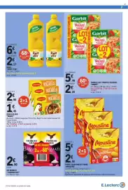 Catalogue E.Leclerc page 7: Garbit Taboulé aux Tomates Fraîches €7,69, Maggi Bouillon Kub €2,90