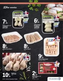 Catalogue E.Leclerc | FOIRE A LA VIANDE 2 page 11: AIGUILLETTES DE POULET €8,29, FILETS DE POULET €8,29