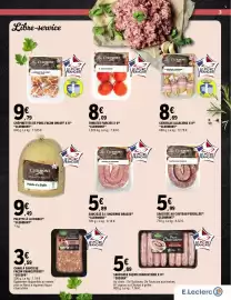 Catalogue E.Leclerc page 3: CLERMONT Saucisse à l'ancienne brasse €5,89, Clermont Saucisse au couteau €5,99