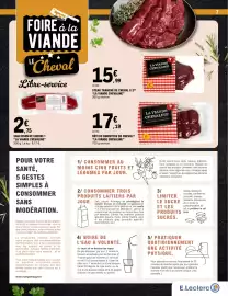 Catalogue E.Leclerc | FOIRE A LA VIANDE 2 page 7: La viand chevaline rôti de rumsteck de cheval €17,19