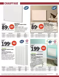 Catalogue E.Leclerc Brico page 3: Sauter RADIATEUR À INERTIE FLUIDE "OROSI 2" €199,00