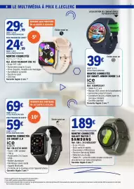Catalogue E.Leclerc page 8: ECHO MONTRE CONNECTÉE €24,99, Ice watch MONTRE CONNECTÉE ICE SMART 2.0 €59,00