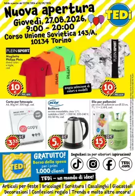 Tedi (valido fino al 29-08)