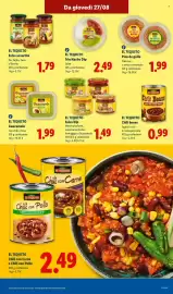 Volantino Lidl settimana 35 Pagina 17: El Tequito Chili Beans €0,99, EL TEQUITO Pico de gallo €1,99