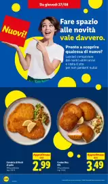 Volantino Lidl settimana 35 Pagina 20: Cotoletta di filetti di pollo €2,99, CORDON BLEU XXL €3,49