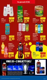 Volantino Lidl settimana 35 Pagina 23: DOVE Doccia gel €1,69, Cameo Sticks & Bretzel €1,99