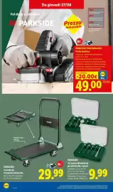 Volantino Lidl settimana 35 Pagina 26: PARKSIDE Carrello da trasporto universale €29,99