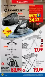 Volantino Lidl settimana 35 Pagina 28: SILVERCREST Sistema di stiratura verticale a vapore €69,00